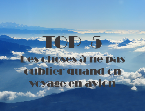 TOP 5 des choses à ne pas oublier quand on voyage en avion !